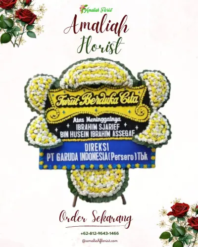 Papan Bunga Duka di Wanoja